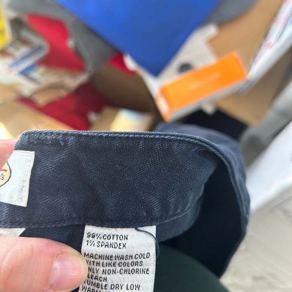 Talbots Navy Blue Cropped Pants Women’s Size 14 Long - Picture 4 of 6